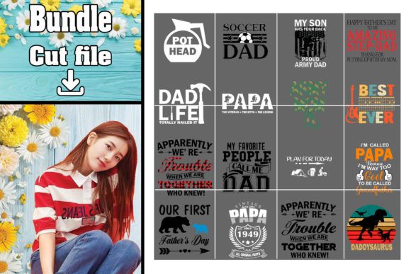 Bundle Birthday Dad, Papa, Fatherday