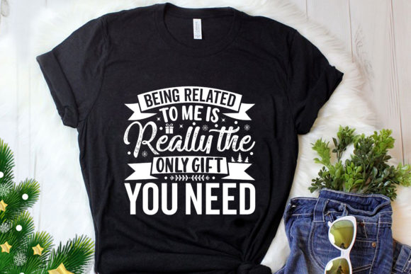 Christmas SVG Quotes Typography T-Shirt
