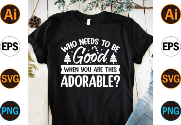 Christmas Typography SVG T Shirt Design