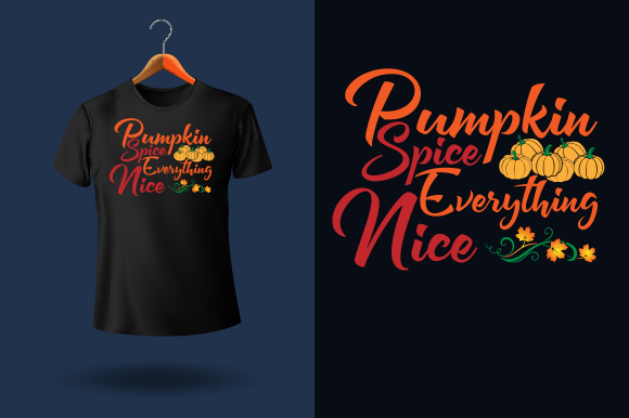 Fall- Autumn Typography T-shirt Design