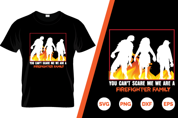 Halloween Firefighter T-shirt Design