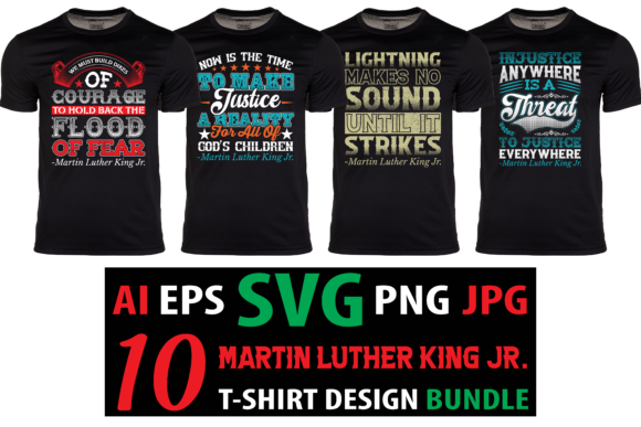Martin Luther King Jr. SVG Design Bundle