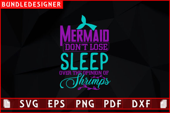 Mermaid Svg T-shirt Design Sublimation